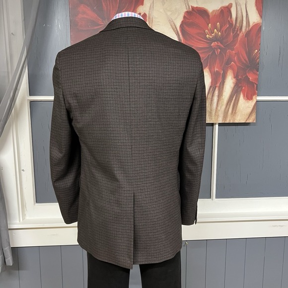 Lauren Ralph Lauren Blazer Sport Jacket Mens 42L Long Polyester Blend‎ Stretch - Picture 3 of 11